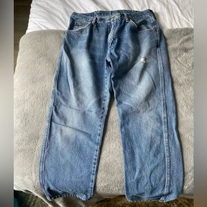 Thrifted vintage Wrangler jeans